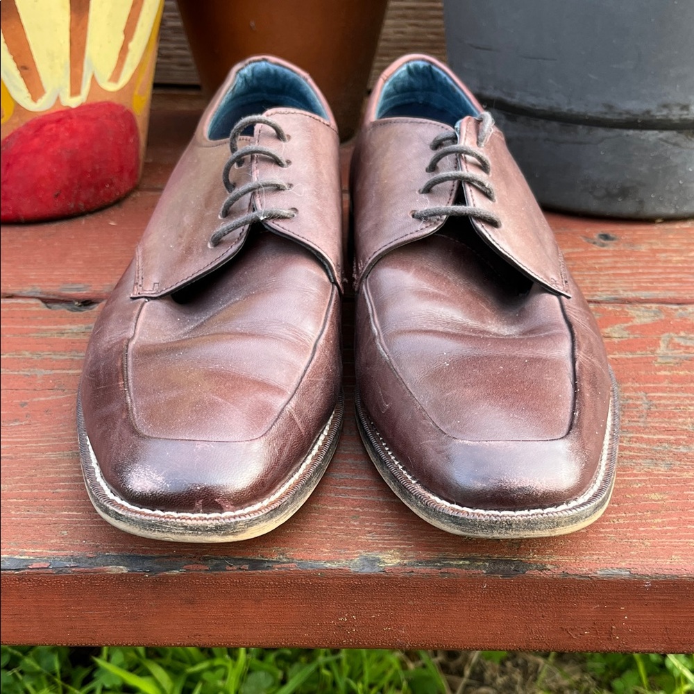 Gordon Rush Rich Brown Leather Derbys